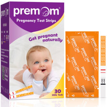 Premom Pregnancy Test Strips: 30 Early Detection Pregnancy Test Kit - Rapid Detection Pregnancy Test, Ultra Early HCG Pregnancy Te