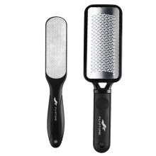 Foot Files Callus Remover, 2 Pcs Stainless Steel Foot Rasp and Dual Sided Foot File Professional Pedicure Tools Premium Foot Scrubber