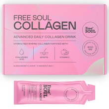 Marine Liquid Collagen 8000mg with Hyaluronic Acid, Keratin, & Vitamin C | 14 x 8000mg Hydrolysed Collagen Peptides Sachets | High Absorption Collage