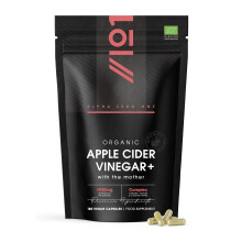 Organic Apple Cider Vinegar Capsules - 1920mg - with Turmeric, Ginger & Cayenne Pepper - Raw Unfiltered with The Mother, Keto Diet