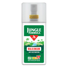 Jungle Formula Maximum Strength Insect Repellent Aerosol Spray (90ml - 50% DEET) - Up To 9 Hour Protection Against Mosquitoes, Tic