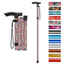 supregear Walking Stick - Adjustable Folding Walking Sticks for Women and Men - Lightweight Portable Collapsible Balancing Aid - F