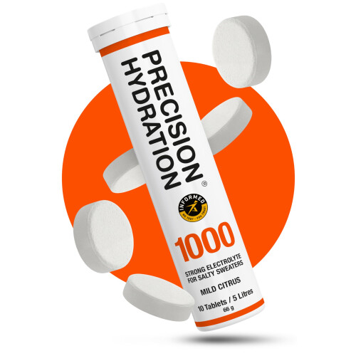 Precision Hydration Electrolyte Tablets - Multi Strength Effervescent Hydration Tablets - Combats Cramp - Low Calorie, Gluten Free