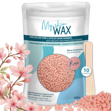 My Skin Wax - Stripless Wax Beads, 400g, Hypoallergenic, Smooth Waxing without Redness, Special for Sensitive Skin Men Women, Peel