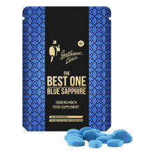Gentleman's Choice Blue Sapphire | 40 Tablets | Fast Effect 100% Herbal Food Supplement | Fast Acting | Ginseng | Energy and Stam