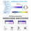 JM 3 Pack Oversized Reading Glasses for Women Large Square Blue Light Blocking Computer Readers Spring Hinge +1.0,(Black & Grey To 4