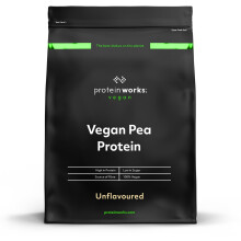 Protein Works - Vegan Pea Protein, Unflavoured, Premium Vegan Protein, Pea Protein Isolate, 24g Protein Per Serving, Low Fat, Low