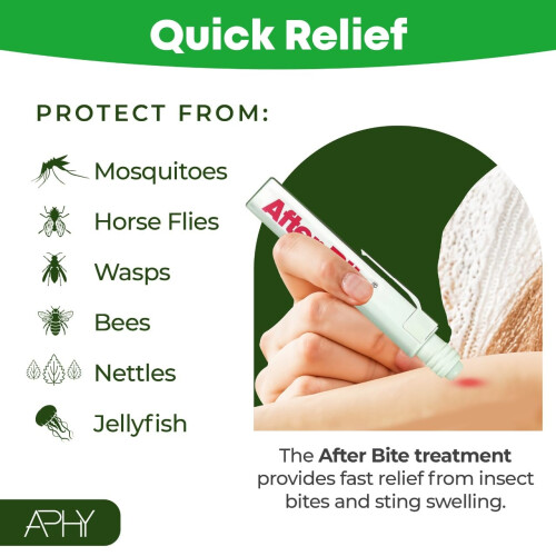 AfterBite Classic Insect Bite Relief Pen – 2 Pack (14ml) | Fast Itch & Sting Relief for Mosquito, Midge, Wasp & Bug Bites | Travel-Friendly 1