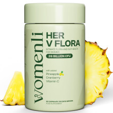Prebiotics & Probiotics for Women - 26 Billion CFU Flora with Cranberry, Vitamin C & Pineapple | Bio Cultures for Women's Intimate