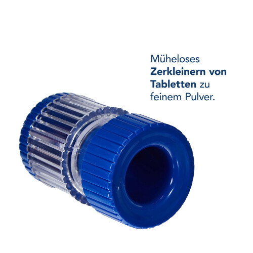 First Aid Only Tablet Crusher, with Deposit Compartment, Blue, Plastic, P-100031 Units 1