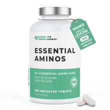 Essential Amino Acids - All 9 EAA Amino Acids with All 3 BCAA's Plus 6 More EAAs to Build and Repair Muscle | 300 Tablets / 60 Ser