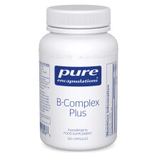 Pure Encapsulations Vitamin B-Complex Plus - B Vitamin Formula with Active Folate - for Cardiovascular Health, Memory, Skin & Hair
