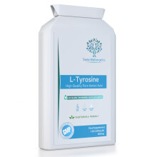 L-Tyrosine 500mg 120 Capsules - Pure Amino Acid with No Fillers or Binders or Flow Agents – an Amino Acid Nutritional Supplement S