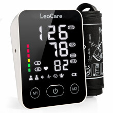 LeoCare Blood Pressure Monitor, NHS Supplier, CE Certified, Clinically Validated Blood Pressure Machine, Upper Arm BP Monitor for