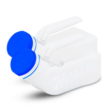 ViraCare 2 x Male Urinal Bottle 1000ml | Pee Bottles For Men | Spill-Proof & Portable | Pee Containers for Bedridden And Elderly | Secure
