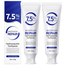 2Pcs Hydroxyapatite Toothpaste, Hydroxyapatite Enamel Care Toothpastes, Fluoride-Free Formula with Gentle Mint, for Sensitive Teet