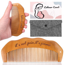 GADITIEK Birthing Comb for Labour,Wooden Birth Comb,Labour Essentials,Postpartum Essentials,Acupressure Tool for Anxiety Relief, N