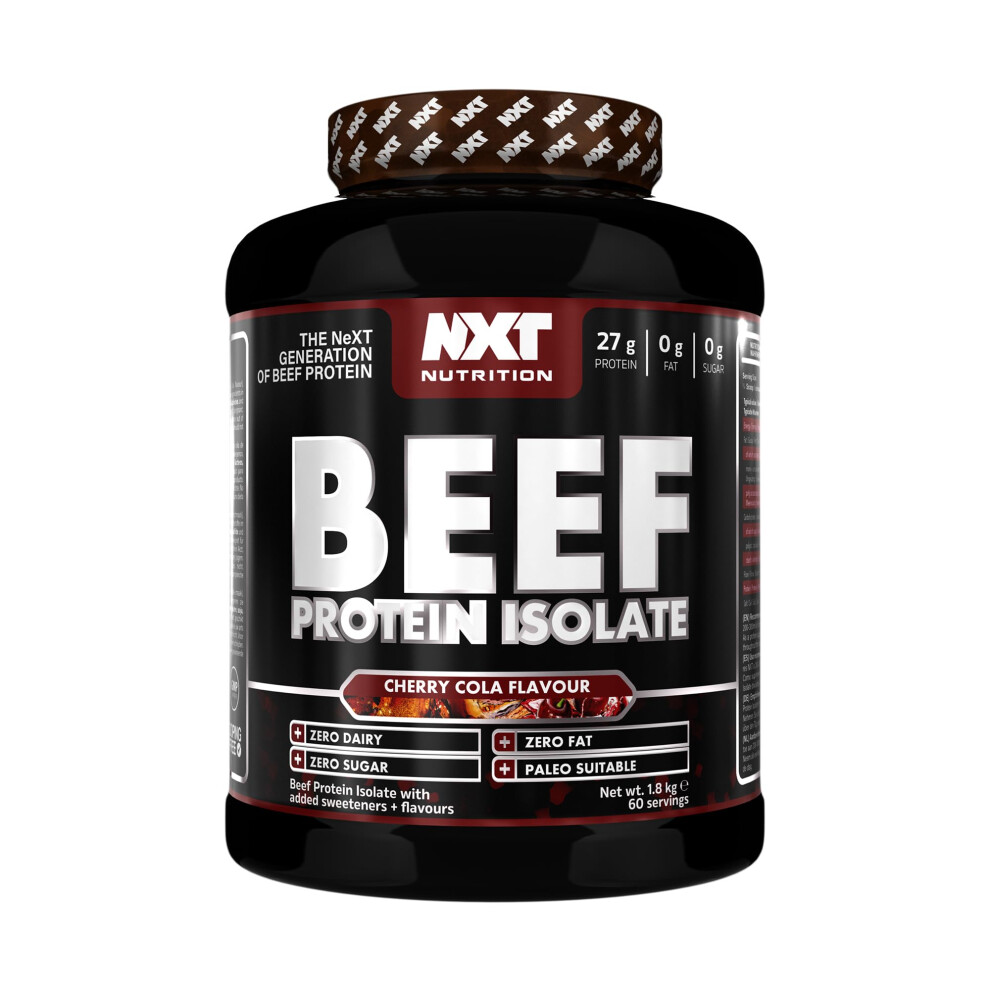 Nxt Nutrition Beef Protein Isolate Powder - Protein Powder High In Natural Amino Acids - Paleo, Keto Friendly - Dairy And Gluten F
