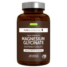 Igennus Highest Strength Chelated Magnesium Glycinate 1300mg, 380mg Elemental, 180 Capsules, Pure & Clean Buffered Magnesium Bisglycinate, Vegan, 90