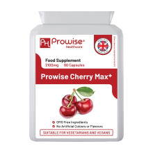Montmorency Cherry Capsules 2100mg - 90 Vegan Supplements I Prowise CherryMax with 1500MG Montmorency Cherry & 600MG Black Cherry