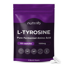 L Tyrosine 1100mg (Per 2 Capsule Serving) | 120 L-Tyrosine Capsules - 2 Months Supply | Supports Dopamine, Focus & Mental Clarity