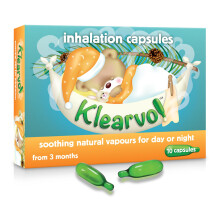Klearvol Essential Oils Inhalation Capsules 10 Capsules (Pack of 1) – Natural Vapour Blend for Clear Breathing and Comfort – Eucal