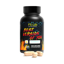 Fit Lab - Best Version of You, Food Supplement - Gym Essentials -120 Capsules - Vegan, Halal and Vegetarian Supplements for Women