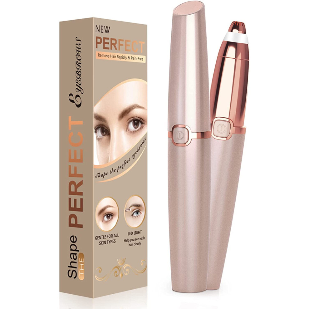 Eyebrow Trimmer Women, Rechargeable Protable Eyebrow Trimmer Safe Lady Trimmer Eyebrow Shaping Razor, Painless Eyebrow Shaver Hair