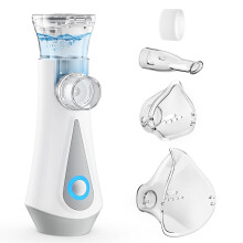 Moeila Nebuliser Machine for Adults & Kids, Spray Nebuliser with Charging Function, Handheld Inhaler Easy to Use & Clean, Suit for