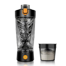 Electric Protein Shaker Bottle, Mixer Cup for Shakes and Meal Replacements, BPA-free, Portable Blender Cup with a Supplement Storage, USB