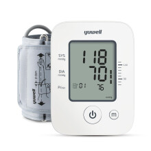yuwell Blood Pressure Monitor, Extra Large Upper Arm Cuff, Digital Blood Pressure Machines for Home Use, 3.8" Large Display, Dual