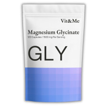 Magnesium Glycinate 1500mg – 300mg Elemental Magnesium – Up to 4 Month Supply - 120 Vegan Capsules – Pure Magnesium Bisglycinate,