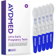 5 x AYDMED Early Detection Pregnancy Tests | Ultra Early Pregnancy Test Kit for Home Self-Test Urine Screening of Pregnancy | Earl
