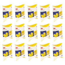 Hangqiao Classic Ear Plugs, 50 Pairs Individually Boxed, Yellow, SNR = 28dB, Ear Protection Earplugs (Pairs, 50)