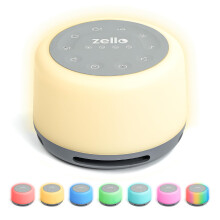 Award Winning Zello Original White Noise Machine Baby White Noise Sound Machine for Adults Kids Baby 30 Soothing Sounds 7 Colour Night