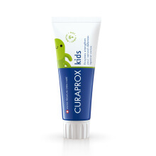 Curaprox Kids Toothpaste – for Children Aged 6+ | Mint Flavour | Strengthens Enamel and Gums | Fluoride 1450ppm | 60ml | Made in S