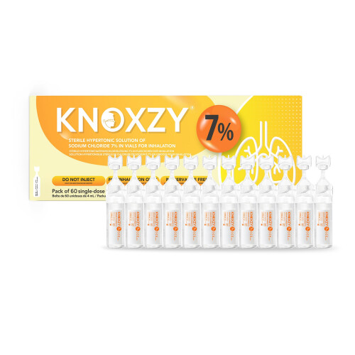 KNOXZY Sterile Hypertonic Saline Solution 7% - Vials for Inhalation - 60 x 4ml Single - Dose Vials 2