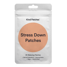 Kind Patches | Stress Down Patches | Stress & Anxiety Support | Botanical Plant-Based Formula with Calming Herbs, Green Tea, Vitam
