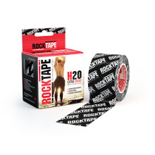 RockTape Unisex Rocktape 3 Extra Sticky RockTape H2O Black Logo Tape Small, H2o Black Logo, Uncut Roll - 5cm Wide UK
