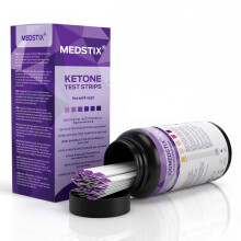 100 Ketone Test Strips for Self-Testing | Results in 45 Seconds | Easy Urine Test Strips with Colour Scale | 100-Count Tube for Ho