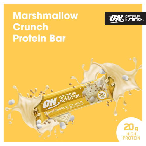 Optimum Nutrition Optimum Nutrition Marshmallow Protein Bar, 10 x 65 g 1