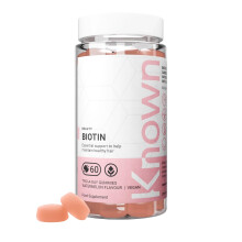 Known High-Strength Biotin Gummies - 10,000µg Biotin - Supports Healthy Hair & Skin - Natural Watermelon Flavour - 60 Vegan Gummie