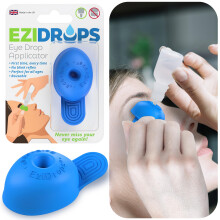 EziDrops Eye Drop Dispenser for Elderly – Suitable for All Ages – Easy-to-Use Eye Dropper Dispenser for Nozzle Head Bottles – Stop