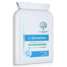 L-Glutamine 500mg 90 Capsules - Pure Amino Acid with no fillers or Binders - Suitable for Vegetarians and Vegans – Exclusively Man