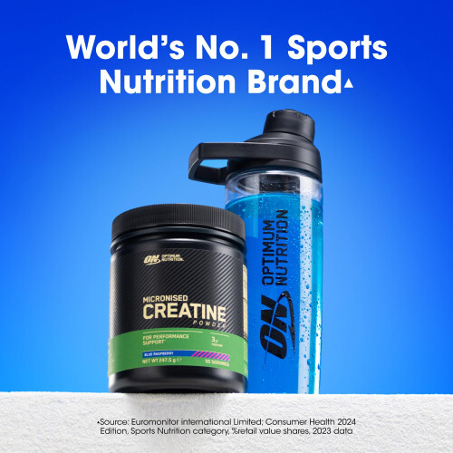 Optimum Nutrition ON Creatine Powder Flavoured - Blue Raspberry 247.5g 55 Serve 1
