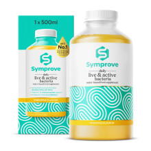 Symprove Probiotic, Pineapple Flavour, Fermented to a Level of at Least 10 Billion CFUs per 70ml Shot, Water-Based, Dairy & Gluten