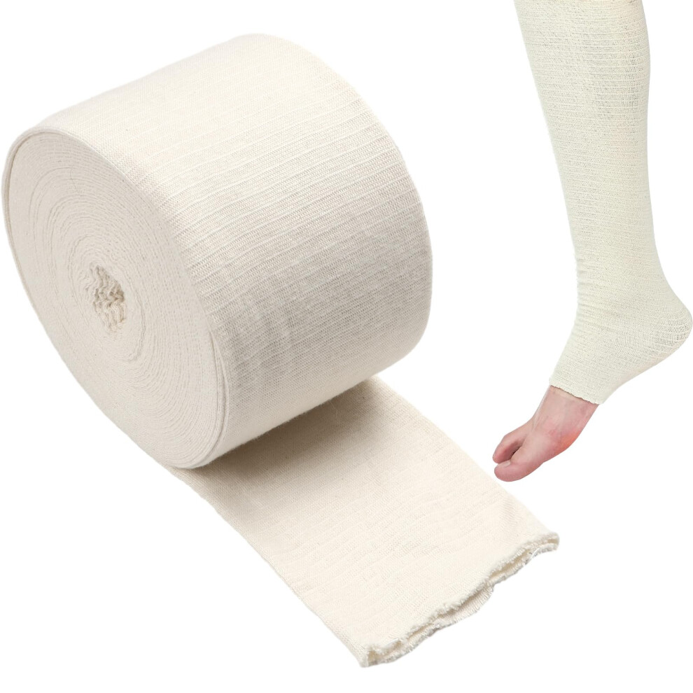 Cunqn Tubular Bandage 3In X 26Ft Elasticated Support For Arm, Stretch Roll First Aid Gauze Dressing Cotton Retention For Arms Lower Legs