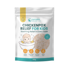 Chickenpox Relief Treatment | Colloidal Oatmeal & Calamine | Oatmeal Bath Soak for Chicken Pox Relief Kids - Colloidal Oats Bath for Itchy Skin and P