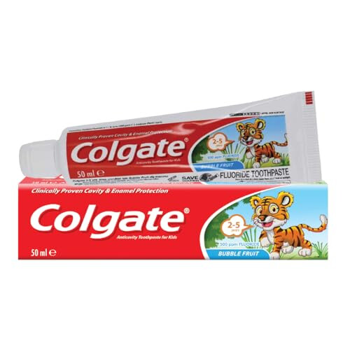 Colgate COLGATE Toothpaste Teeth Kids Bubble Fruit 2-5 Years, 50 ml 1