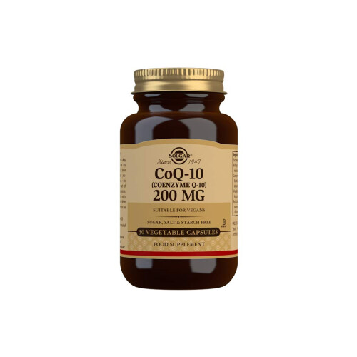 Solgar Coq-10 (Coenzyme Q-10) 200 Mg Vegetable Capsules - Pack of 30